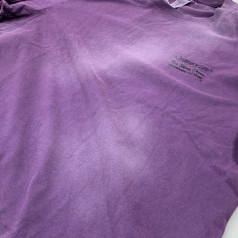 【中古美品】【メンズ】 SHINYAKOZUKA シンヤ コズカ 2502SK85 WASHED ORDINARY ウォッシュド オーディナリー S/S ショートスリーブ TEE Ｔシャツ ISSUE#7 イシュー トップス 半袖 140-260430-ya-04-izu サイズ：L カラー：AUBERGINE 万代Net店