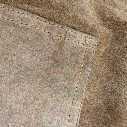 【現状渡し品】【メンズ】 M.JULIAN エム・ジュリアン 80-90S GENUINE LEATHER COVERALL ジェニュインレザー カバーオール アウター 146-260430-ya-14-izu サイズ：M カラー：BROWN 万代Net店
