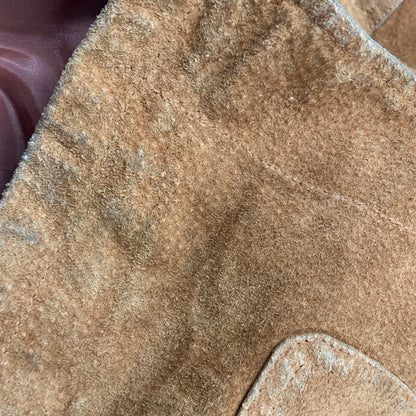 【現状渡し品】【メンズ】 M.JULIAN エム・ジュリアン 80-90S GENUINE LEATHER COVERALL ジェニュインレザー カバーオール アウター 146-260430-ya-14-izu サイズ：M カラー：BROWN 万代Net店