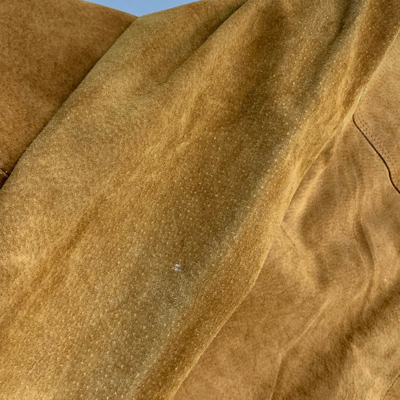 【現状渡し品】【メンズ】 M.JULIAN エム・ジュリアン 80-90S GENUINE LEATHER COVERALL ジェニュインレザー カバーオール アウター 146-260430-ya-14-izu サイズ：M カラー：BROWN 万代Net店