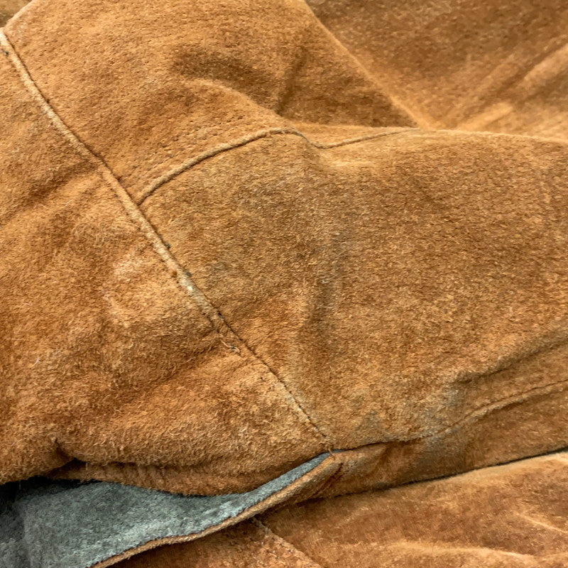 【現状渡し品】【メンズ】 M.JULIAN エム・ジュリアン 80-90S GENUINE LEATHER COVERALL ジェニュインレザー カバーオール アウター 146-260430-ya-14-izu サイズ：M カラー：BROWN 万代Net店