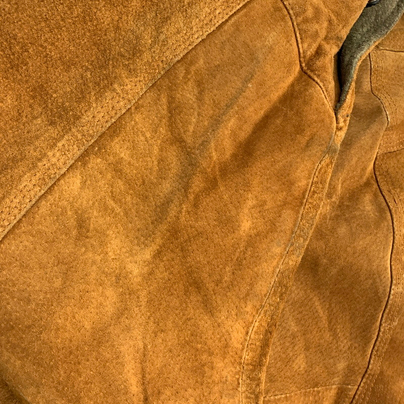 【現状渡し品】【メンズ】 M.JULIAN エム・ジュリアン 80-90S GENUINE LEATHER COVERALL ジェニュインレザー カバーオール アウター 146-260430-ya-14-izu サイズ：M カラー：BROWN 万代Net店