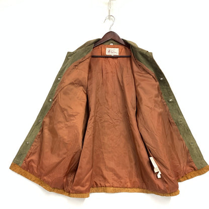 【現状渡し品】【メンズ】 M.JULIAN エム・ジュリアン 80-90S GENUINE LEATHER COVERALL ジェニュインレザー カバーオール アウター 146-260430-ya-14-izu サイズ：M カラー：BROWN 万代Net店