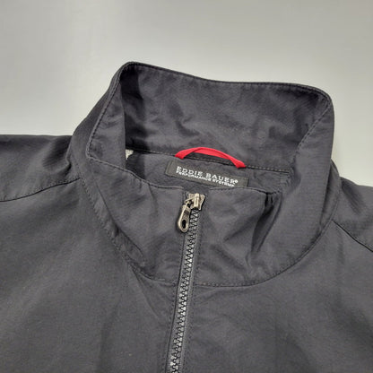【中古品】【メンズ】 EDDIE BAUER エディー・バウアー MESH LINER ZIP UP JACKET メッシュ ライナー ジップ アップ ジャケット アウター 144-260505-kh-09-izu サイズ：XXL カラー：ブラック 万代Net店