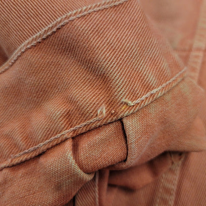 【中古品】【メンズ】 Guess ゲス DENIM TRACKER JACKET デニム トラッカージャケット USA製 146-260504-as-07-izu サイズ：XXL カラー：オレンジ 万代Net店