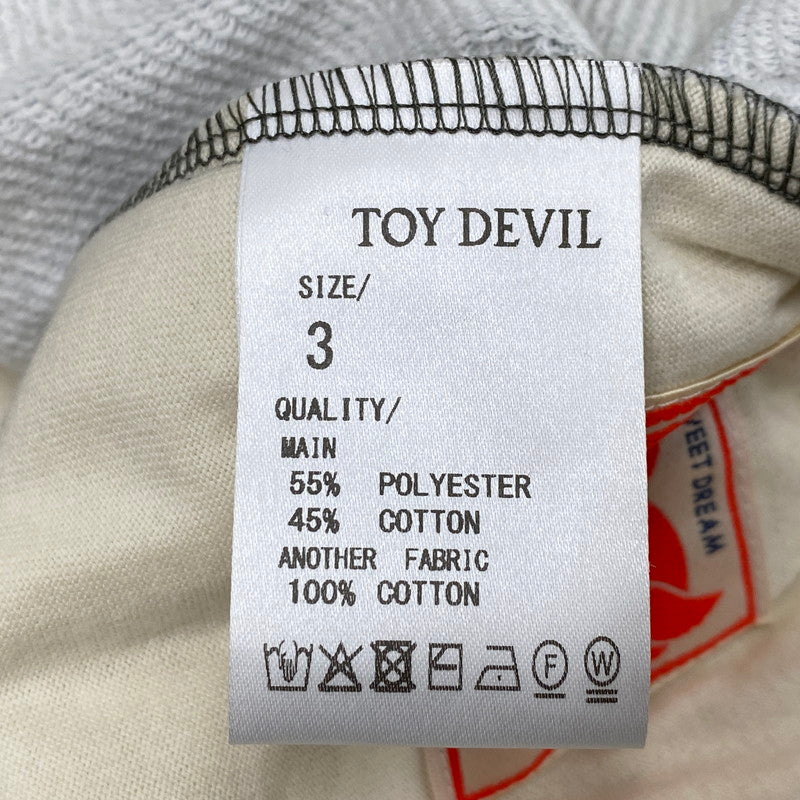 【中古美品】【メンズ】 TOY DEVIL トイデビル TD26SPNY03 TRANSFER PRINT SWEAT PANTS M-65 トランスファー プリント スウェット パンツ ボトムス 151-260501-kh-14-izu サイズ：3 カラー：カーキ 万代Net店