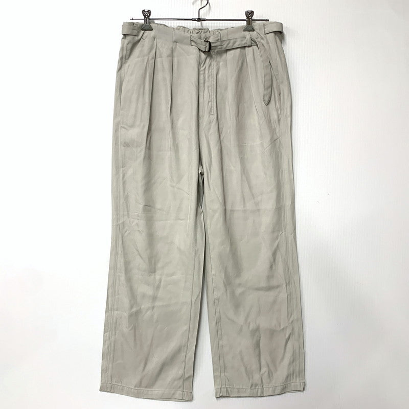 【中古品】【メンズ】 ANCELLM アンセルム ANC-PT106 VISCOSE BELT-LESS TROUSERS ヴィスコース ベルトレス トラウザーズ パンツ ボトムス 151-260501-kh-05-izu サイズ：1 カラー：MINT 万代Net店