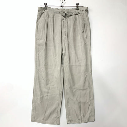 【中古品】【メンズ】 ANCELLM アンセルム ANC-PT106 VISCOSE BELT-LESS TROUSERS ヴィスコース ベルトレス トラウザーズ パンツ ボトムス 151-260501-kh-05-izu サイズ：1 カラー：MINT 万代Net店
