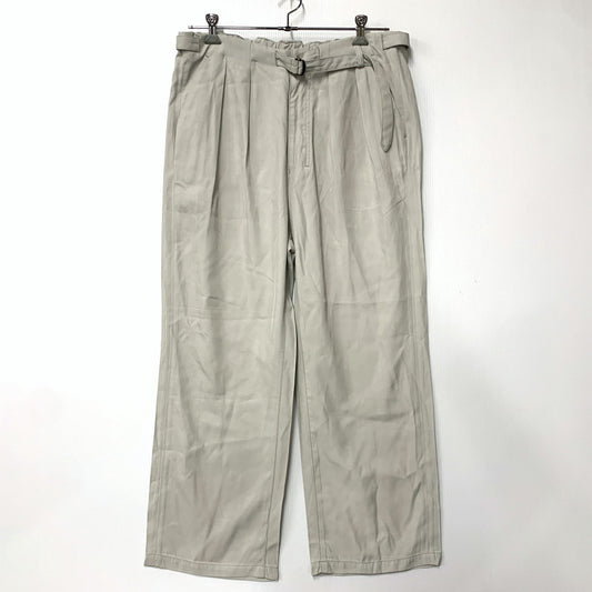 【中古品】【メンズ】 ANCELLM アンセルム ANC-PT106 VISCOSE BELT-LESS TROUSERS ヴィスコース ベルトレス トラウザーズ パンツ ボトムス 151-260501-kh-05-izu サイズ：1 カラー：MINT 万代Net店