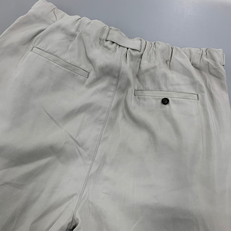 【中古品】【メンズ】 ANCELLM アンセルム ANC-PT106 VISCOSE BELT-LESS TROUSERS ヴィスコース ベルトレス トラウザーズ パンツ ボトムス 151-260501-kh-05-izu サイズ：1 カラー：MINT 万代Net店