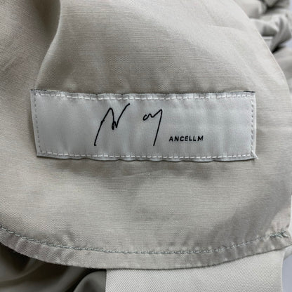 【中古品】【メンズ】 ANCELLM アンセルム ANC-PT106 VISCOSE BELT-LESS TROUSERS ヴィスコース ベルトレス トラウザーズ パンツ ボトムス 151-260501-kh-05-izu サイズ：1 カラー：MINT 万代Net店