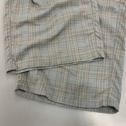 【中古美品】【メンズ】 ANCELLM アンセルム ANC-PT104 AGING CHECK BELT-LESS SLACKS エイジング チェック ベルトレス スラックス ボトムス 151-260501-kh-09-izu サイズ：2 カラー：BLUE 万代Net店
