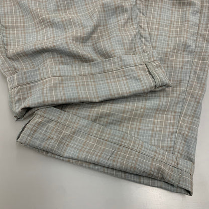 【中古美品】【メンズ】 ANCELLM アンセルム ANC-PT104 AGING CHECK BELT-LESS SLACKS エイジング チェック ベルトレス スラックス ボトムス 151-260501-kh-09-izu サイズ：2 カラー：BLUE 万代Net店