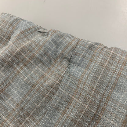 【中古美品】【メンズ】 ANCELLM アンセルム ANC-PT104 AGING CHECK BELT-LESS SLACKS エイジング チェック ベルトレス スラックス ボトムス 151-260501-kh-09-izu サイズ：2 カラー：BLUE 万代Net店