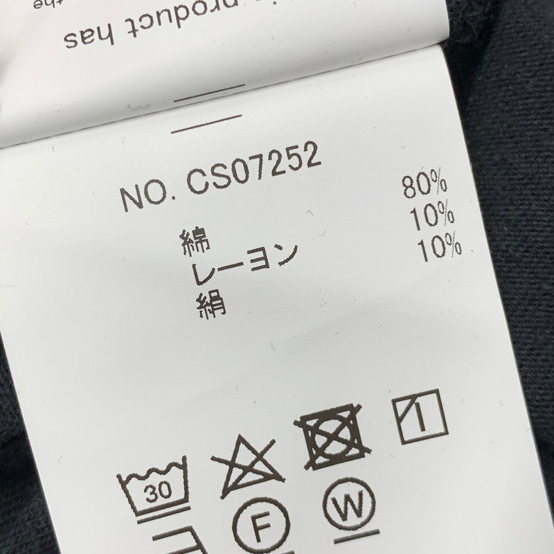 【中古品】【メンズ】 STILL BY HAND スティル バイ ハンド COTTON SILK NEP T-SHIRT コットン シルク ネップ Ｔシャツ トップス 半袖 140-260430-ya-07-izu サイズ：46 カラー：BLACK 万代Net店