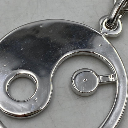 【中古品】【メンズ/レディース】 THE OBJECT ザオブジェクト TO-HKG-24014 YIN-YANG SYMBOL NECKLACE 陰陽 シンボル ネックレス アクセサリー 192-260501-kh-26-izu カラー：シルバー 万代Net店