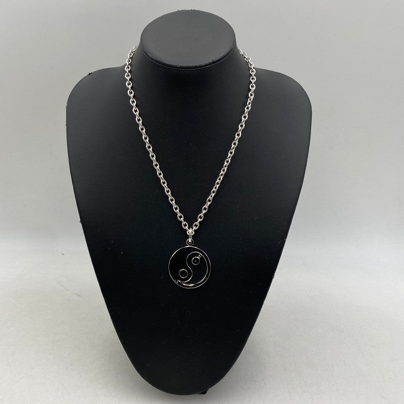【中古品】【メンズ/レディース】 THE OBJECT ザオブジェクト TO-HKG-24014 YIN-YANG SYMBOL NECKLACE 陰陽 シンボル ネックレス アクセサリー 192-260501-kh-26-izu カラー：シルバー 万代Net店