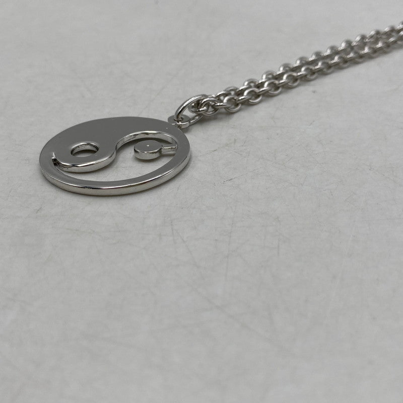 【中古品】【メンズ/レディース】 THE OBJECT ザオブジェクト TO-HKG-24014 YIN-YANG SYMBOL NECKLACE 陰陽 シンボル ネックレス アクセサリー 192-260501-kh-26-izu カラー：シルバー 万代Net店