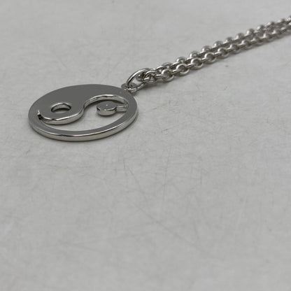【中古品】【メンズ/レディース】 THE OBJECT ザオブジェクト TO-HKG-24014 YIN-YANG SYMBOL NECKLACE 陰陽 シンボル ネックレス アクセサリー 192-260501-kh-26-izu カラー：シルバー 万代Net店
