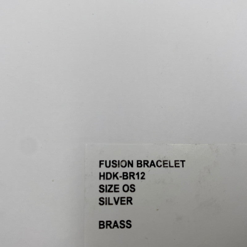 【中古品】【メンズ/レディース】 HIDAKA ヒダカ HDK-BR12 FUSION BRACELET フュージョン ブレスレット アクセサリー 192-260501-kh-25-izu カラー：シルバー 万代Net店