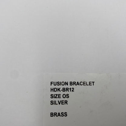 【中古品】【メンズ/レディース】 HIDAKA ヒダカ HDK-BR12 FUSION BRACELET フュージョン ブレスレット アクセサリー 192-260501-kh-25-izu カラー：シルバー 万代Net店