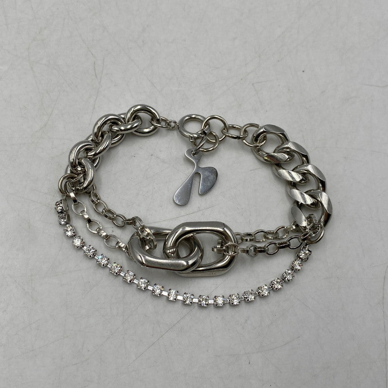 【中古品】【メンズ/レディース】 HIDAKA ヒダカ HDK-BR12 FUSION BRACELET フュージョン ブレスレット アクセサリー 192-260501-kh-25-izu カラー：シルバー 万代Net店