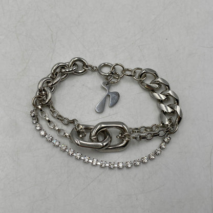 【中古品】【メンズ/レディース】 HIDAKA ヒダカ HDK-BR12 FUSION BRACELET フュージョン ブレスレット アクセサリー 192-260501-kh-25-izu カラー：シルバー 万代Net店