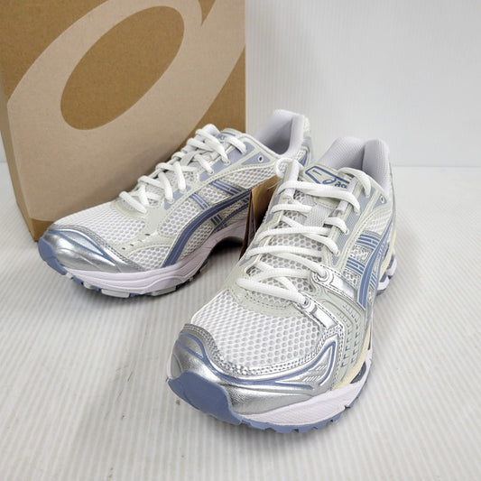 【中古美品】【メンズ/レディース】 asics アシックス GEL-KAYANO 14 1203A537 ゲルカヤノ スニーカー シューズ 靴 162-260430-as-05-izu サイズ：26cm カラー：WHITE/LIGHT NAVY 万代Net店