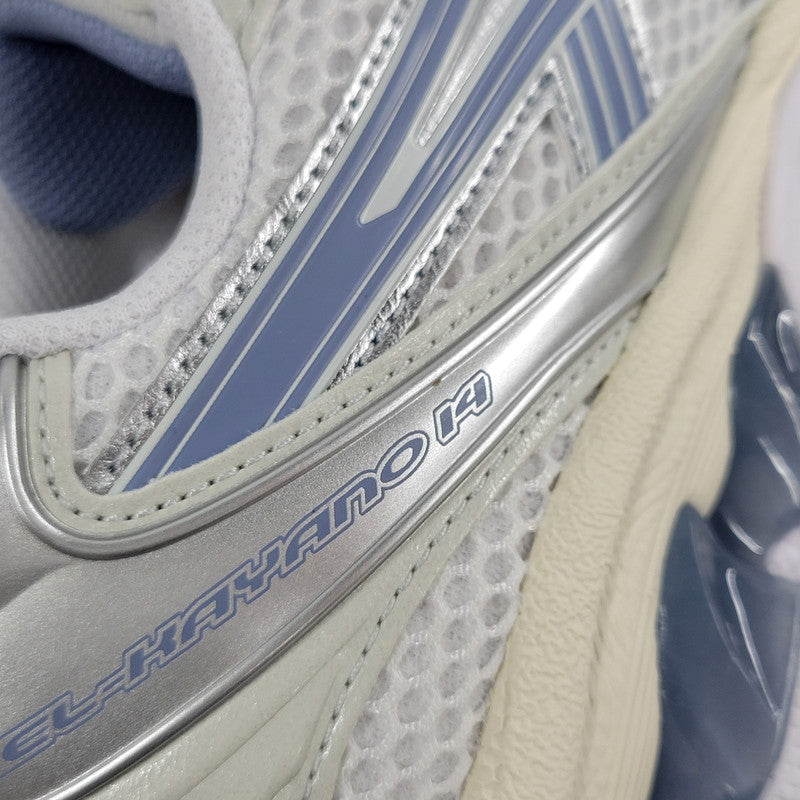 【中古美品】【メンズ/レディース】 asics アシックス GEL-KAYANO 14 1203A537 ゲルカヤノ スニーカー シューズ 靴 162-260430-as-05-izu サイズ：26cm カラー：WHITE/LIGHT NAVY 万代Net店