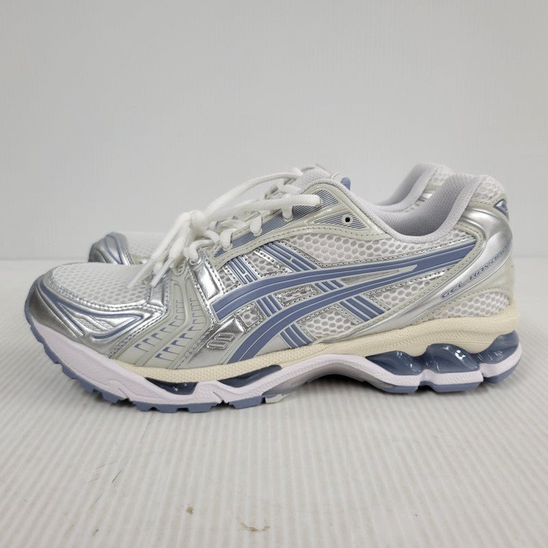 【中古美品】【メンズ/レディース】 asics アシックス GEL-KAYANO 14 1203A537 ゲルカヤノ スニーカー シューズ 靴 162-260430-as-05-izu サイズ：26cm カラー：WHITE/LIGHT NAVY 万代Net店