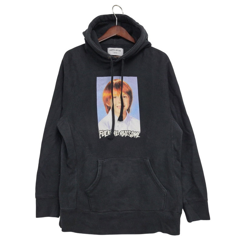 【中古品】【メンズ】 FUCKING AWESOME ファッキン オーサム PHOTO HOODED SWEATSHIRT フォト フーデッド スウェットシャツ パーカー トップス 142-260505-kh-08-izu サイズ：L カラー：ブラック 万代Net店
