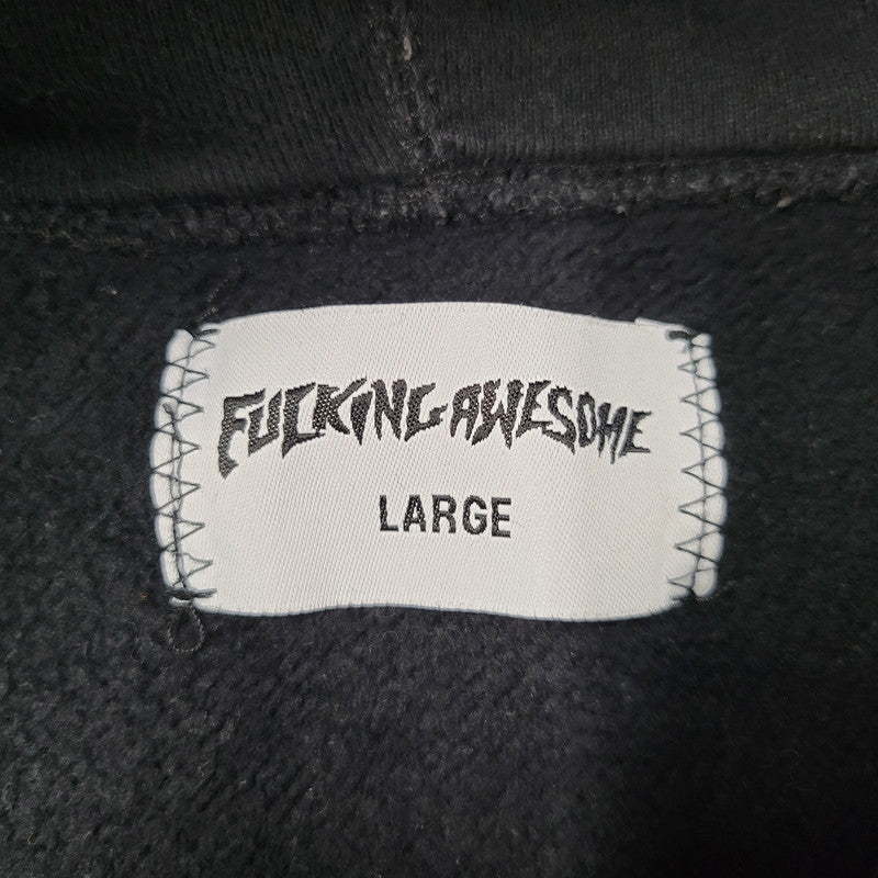 【中古品】【メンズ】 FUCKING AWESOME ファッキン オーサム PHOTO HOODED SWEATSHIRT フォト フーデッド スウェットシャツ パーカー トップス 142-260505-kh-08-izu サイズ：L カラー：ブラック 万代Net店