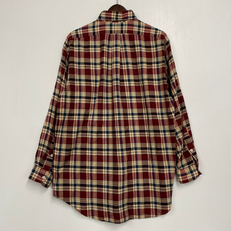 【中古品】【メンズ】 RALPH LAUREN ラルフローレン 90-00S BLAIRE CHECK LS BD SHIRT ブレア チェック ロングスリーブ ボタンダウン シャツ トップス 長袖 146-260429-cs-02-izu サイズ：M カラー：マルチ 万代Net店