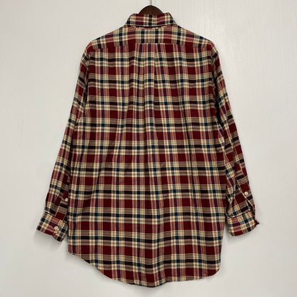 【中古品】【メンズ】 RALPH LAUREN ラルフローレン 90-00S BLAIRE CHECK LS BD SHIRT ブレア チェック ロングスリーブ ボタンダウン シャツ トップス 長袖 146-260429-cs-02-izu サイズ：M カラー：マルチ 万代Net店