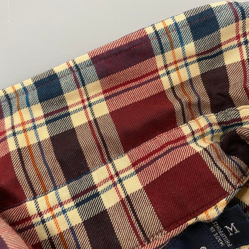 【中古品】【メンズ】 RALPH LAUREN ラルフローレン 90-00S BLAIRE CHECK LS BD SHIRT ブレア チェック ロングスリーブ ボタンダウン シャツ トップス 長袖 146-260429-cs-02-izu サイズ：M カラー：マルチ 万代Net店