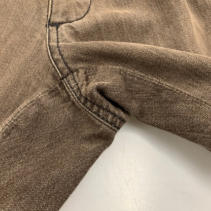 【中古品】【メンズ】 DOLCE&GABBANA ドルチェアンドガッバーナ G46NMD ZIP BOOT CUT DENIM PANTS ジップ ブーツ カット デニム パンツ ボトムス 152-260501-kh-02-izu サイズ：44 カラー：ブラウン 万代Net店