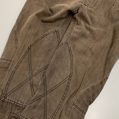 【中古品】【メンズ】 DOLCE&GABBANA ドルチェアンドガッバーナ G46NMD ZIP BOOT CUT DENIM PANTS ジップ ブーツ カット デニム パンツ ボトムス 152-260501-kh-02-izu サイズ：44 カラー：ブラウン 万代Net店