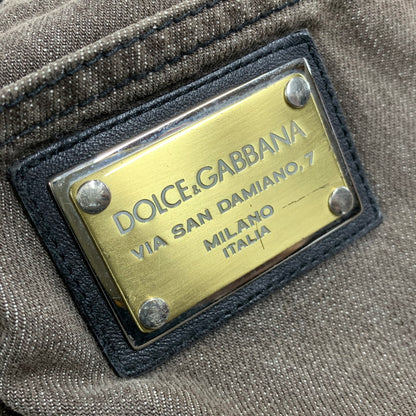 【中古品】【メンズ】 DOLCE&GABBANA ドルチェアンドガッバーナ G46NMD ZIP BOOT CUT DENIM PANTS ジップ ブーツ カット デニム パンツ ボトムス 152-260501-kh-02-izu サイズ：44 カラー：ブラウン 万代Net店