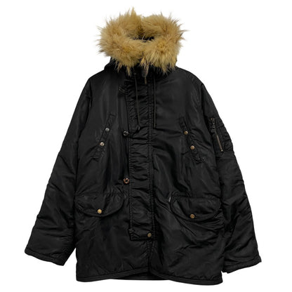 【現状渡し品】【メンズ】 GAIJIN MADE ガイジンメイド N-3B FLIGHT JACKET フライト ジャケット アウター 145-260429-cs-03-izu サイズ：3 カラー：ブラック 万代Net店