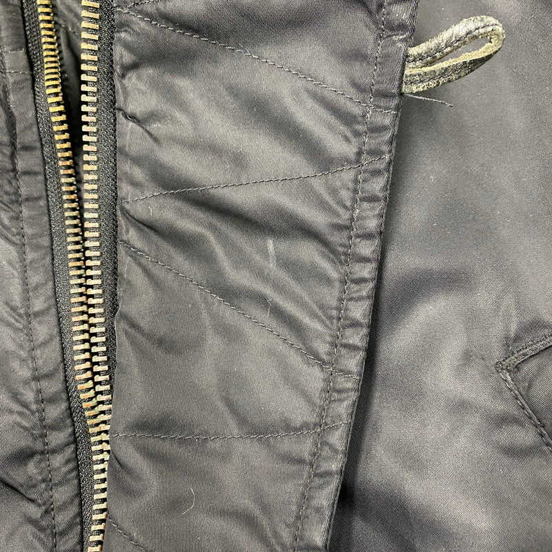 【現状渡し品】【メンズ】 GAIJIN MADE ガイジンメイド N-3B FLIGHT JACKET フライト ジャケット アウター 145-260429-cs-03-izu サイズ：3 カラー：ブラック 万代Net店