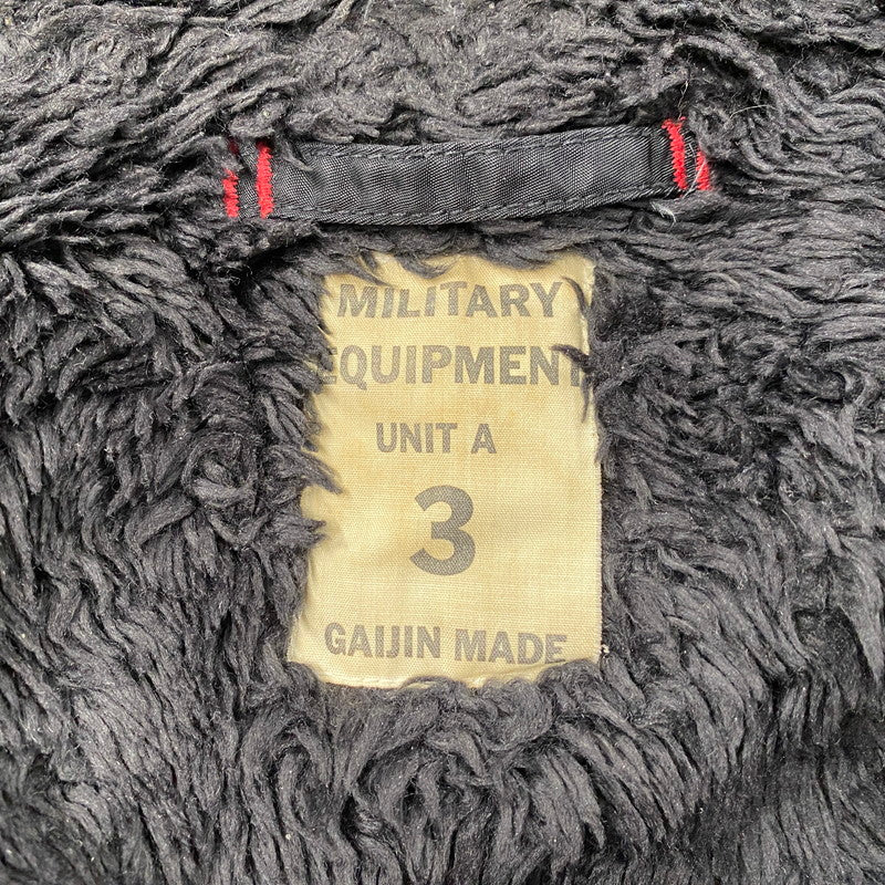 【現状渡し品】【メンズ】 GAIJIN MADE ガイジンメイド N-3B FLIGHT JACKET フライト ジャケット アウター 145-260429-cs-03-izu サイズ：3 カラー：ブラック 万代Net店
