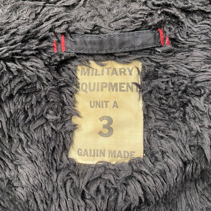 【現状渡し品】【メンズ】 GAIJIN MADE ガイジンメイド N-3B FLIGHT JACKET フライト ジャケット アウター 145-260429-cs-03-izu サイズ：3 カラー：ブラック 万代Net店