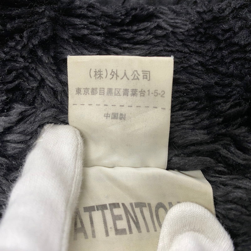 【現状渡し品】【メンズ】 GAIJIN MADE ガイジンメイド N-3B FLIGHT JACKET フライト ジャケット アウター 145-260429-cs-03-izu サイズ：3 カラー：ブラック 万代Net店