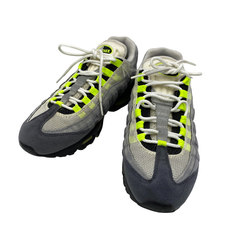 【中古品】【メンズ】 NIKE ナイキ AIR MAX 95 OG 554970-174 エアマックス95 OG スニーカー シューズ 靴 160-260501-as-02-izu サイズ：27cm カラー：WHITE/NEON YELLOW-BLK-ANTHRCT 万代Net店