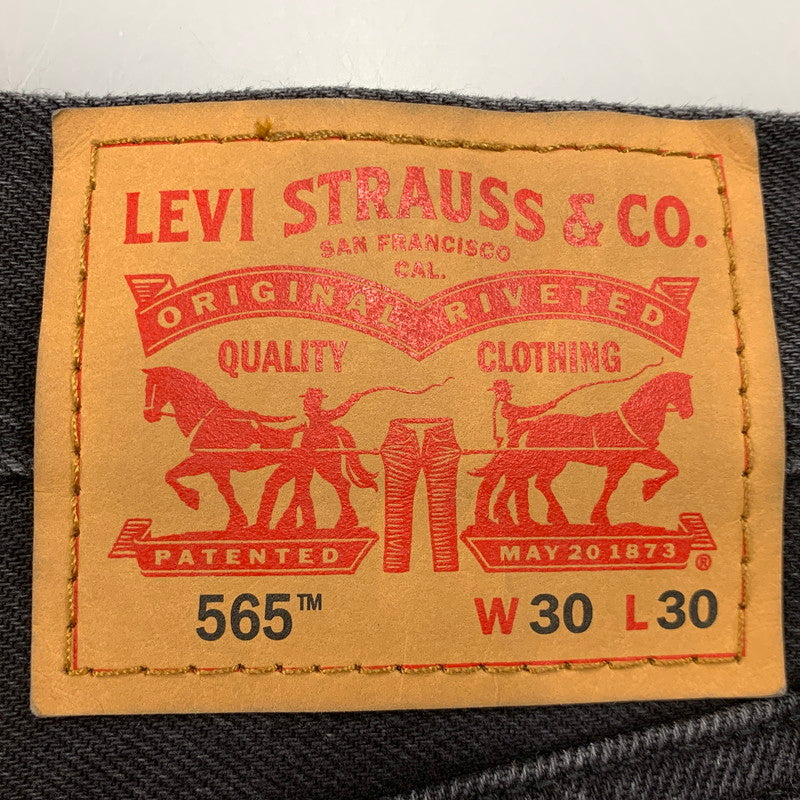 【中古美品】【メンズ】 LOOSE STRAIGHT 565 DENIM PANTS PC9-A7221-0005 ルーズストレート デニムパンツ ジーンズ ボトムス 158-260429-as-08-izu サイズ：30×30 カラー：ブラック 万代Net店