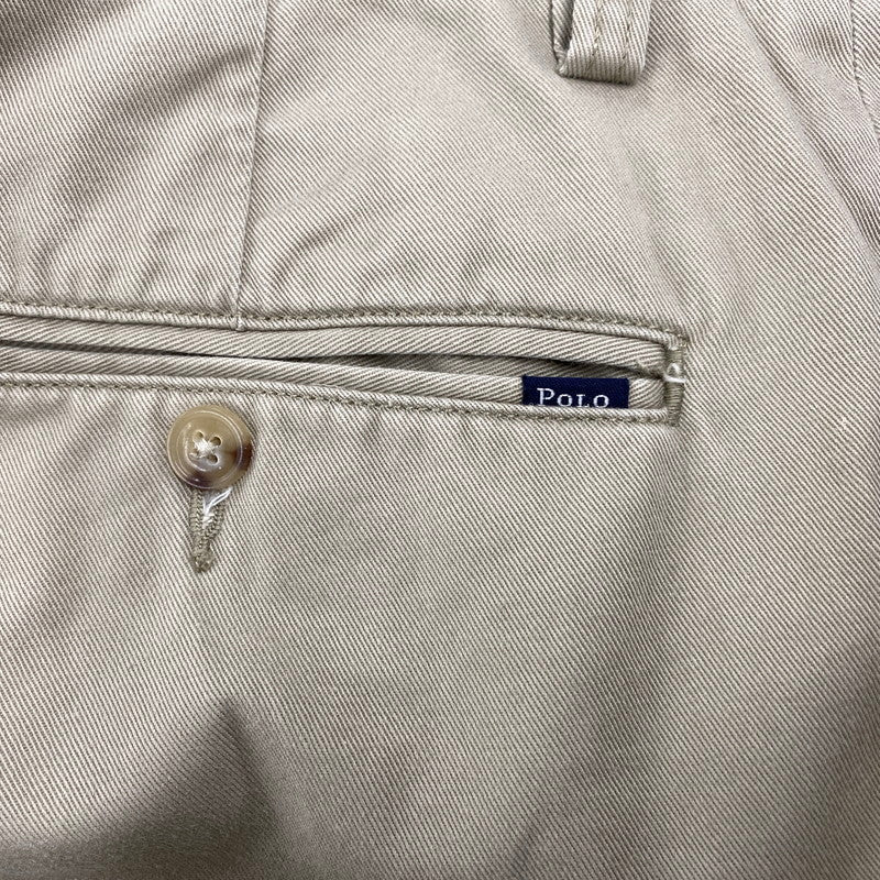 【中古品】【メンズ】 POLO RALPH LAUREN ポロ・ラルフローレン RELAXED FIT CHINO PANTS 0200011793 チノパンツ ボトムス 158-260504-as-05-izu サイズ：34×34 カラー：ベージュ 万代Net店