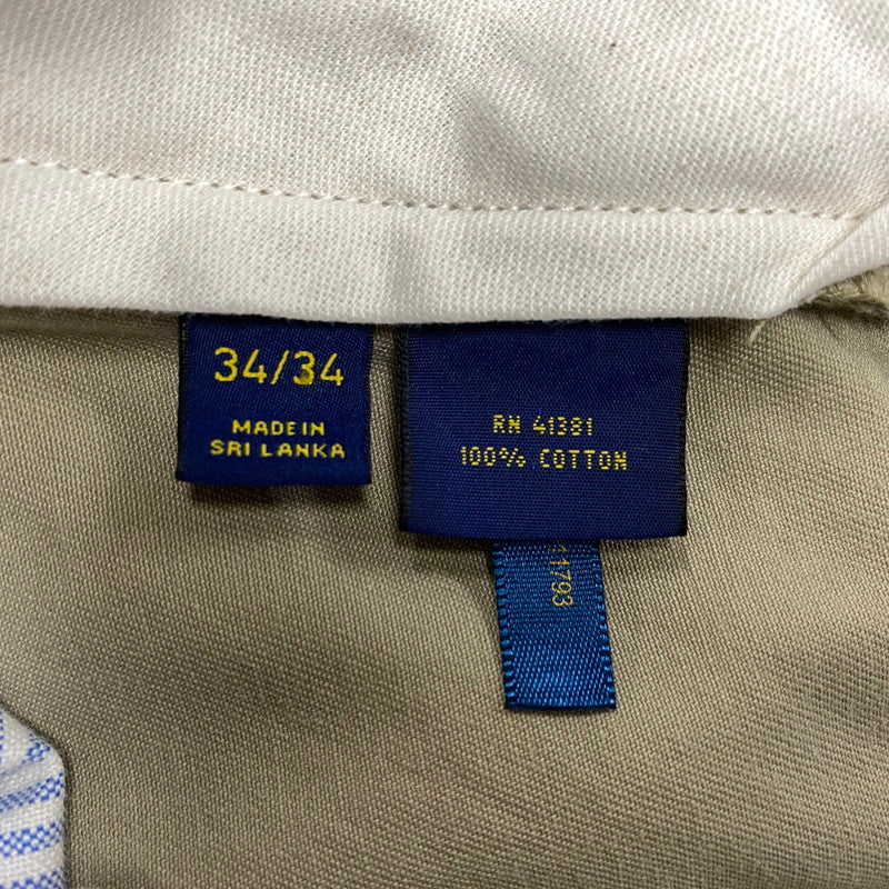 【中古品】【メンズ】 POLO RALPH LAUREN ポロ・ラルフローレン RELAXED FIT CHINO PANTS 0200011793 チノパンツ ボトムス 158-260504-as-05-izu サイズ：34×34 カラー：ベージュ 万代Net店