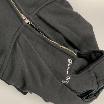 【中古品】【メンズ】 SECRET シークレット DOUBLE ZIP HOODIE ダブル ジップ フーディー トップス 長袖 142-260430-ya-11-izu サイズ：S カラー：BLACK 万代Net店