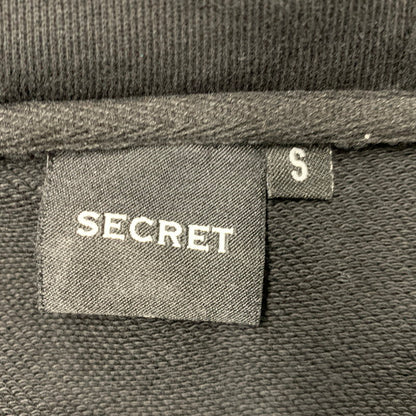 【中古品】【メンズ】 SECRET シークレット DOUBLE ZIP HOODIE ダブル ジップ フーディー トップス 長袖 142-260430-ya-11-izu サイズ：S カラー：BLACK 万代Net店