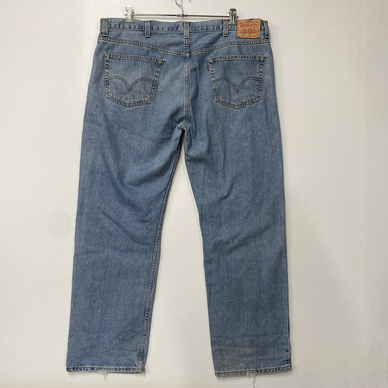 【中古品】【メンズ】 Levi's リーバイス 505 REGULAR FIT DENIM PANTS レギュラーフィット デニムパンツ 刻印4002 メキシコ製 ジーンズ ボトムス 157-260504-as-03-izu サイズ：46×34 カラー：インディゴ 万代Net店